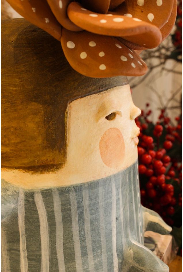 Boneca Decorativa Pedidora de Abracos Azul  Armoriarte -1- Boneca Decorativa Pedidora de Abracos Azul  Armoriarte -1-